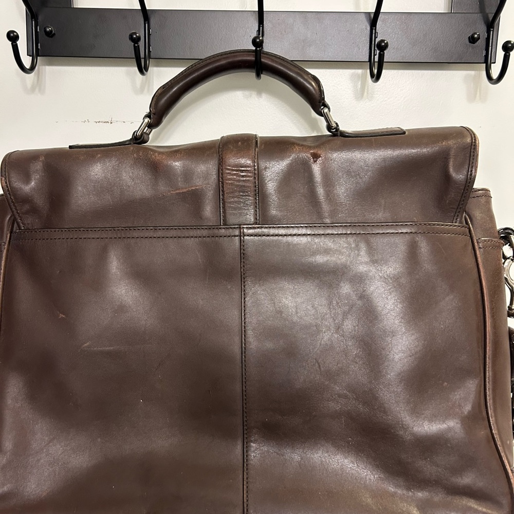 Vintage Coach Lexington Briefcase in Glovetanned Leather - Picture 12 of 14